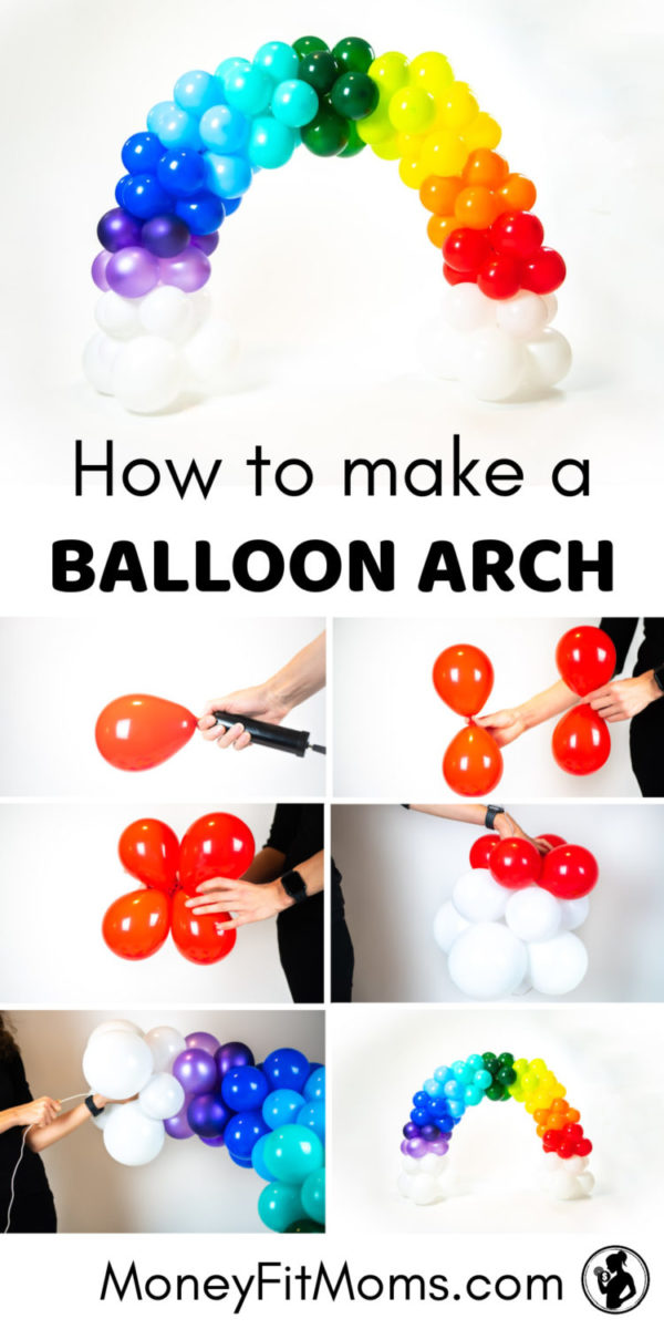 How to Make a Balloon Arch - MoneyFitMoms.com
