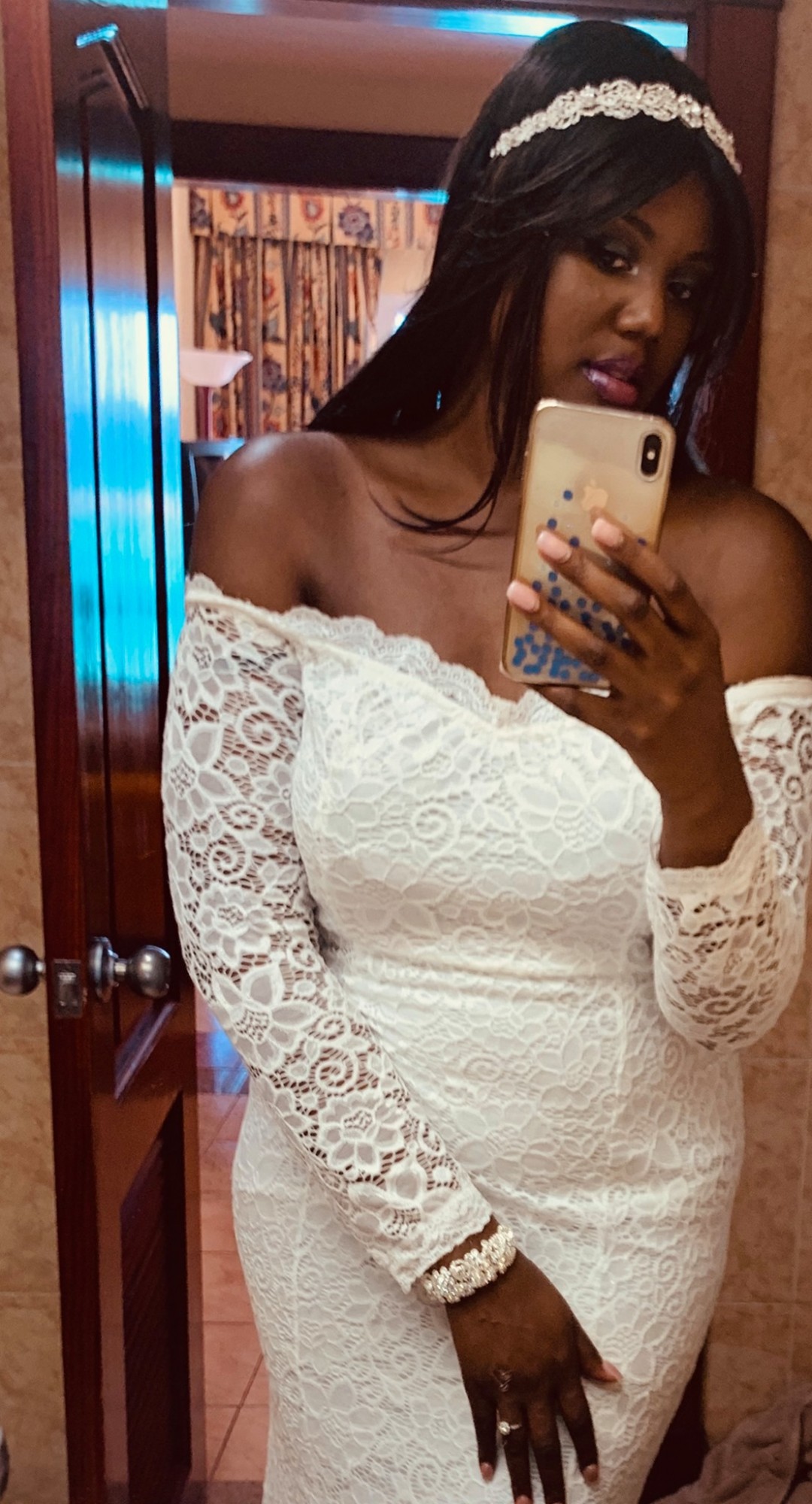 Lacy Wedding Dress for Tall women amazon