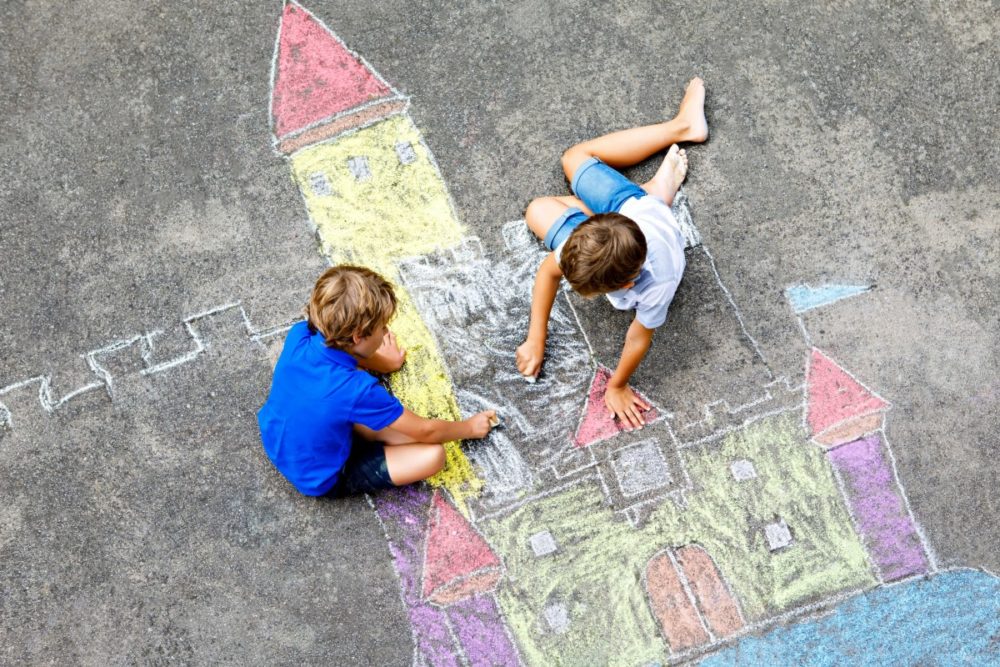 Activities for Kids at home - Sidewalk Chalk (1)