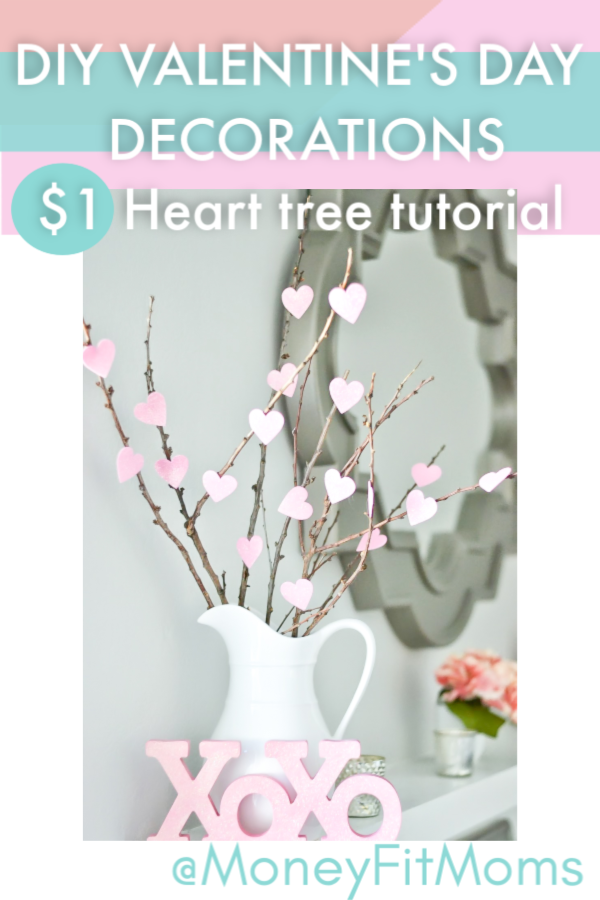 DIY Valentine's Day Decorations, Heart Tree Tutorial