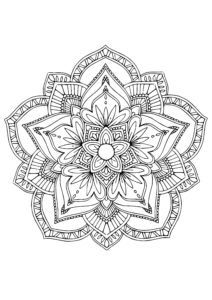 BEST FLOWER MANDALA Coloring Pages 🌸🌼🌺 FREE PRINTABLES