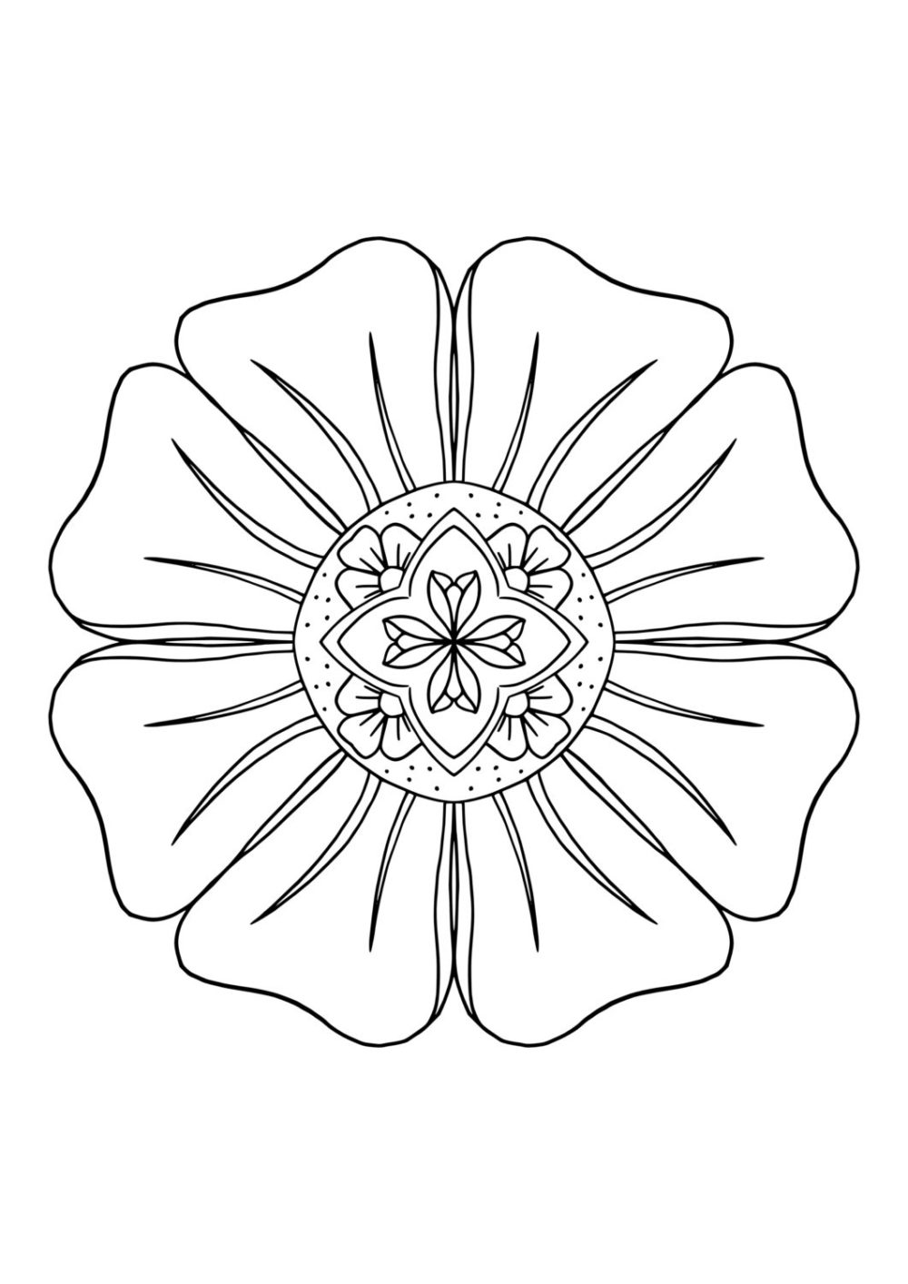 BEST FLOWER MANDALA Coloring Pages 🌸🌼🌺 FREE PRINTABLES
