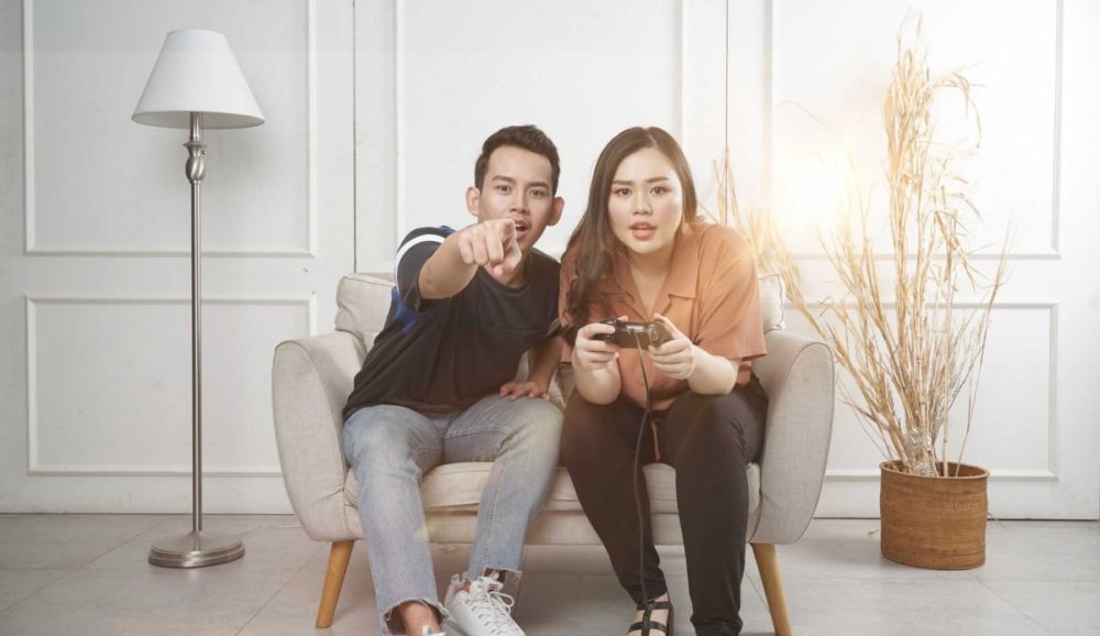 at-home date night ideas - video games